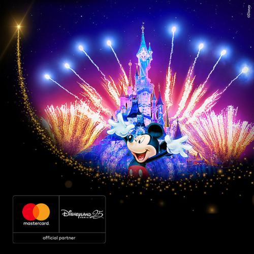 Mastercard official partner of Disneyland Paris