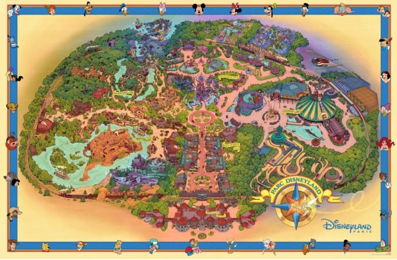 Fun Map Disneyland Paris 2019
